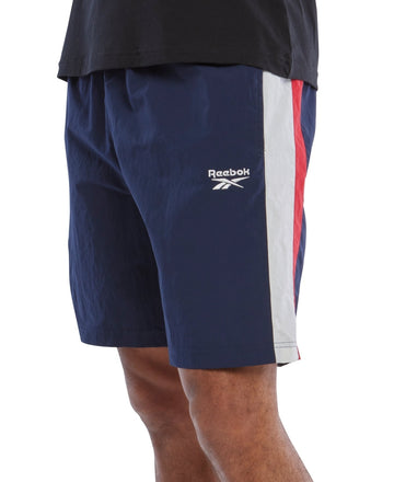Reebok Mens Regular fit Casual Crinkle Shorts XL / 9 Blue Solid