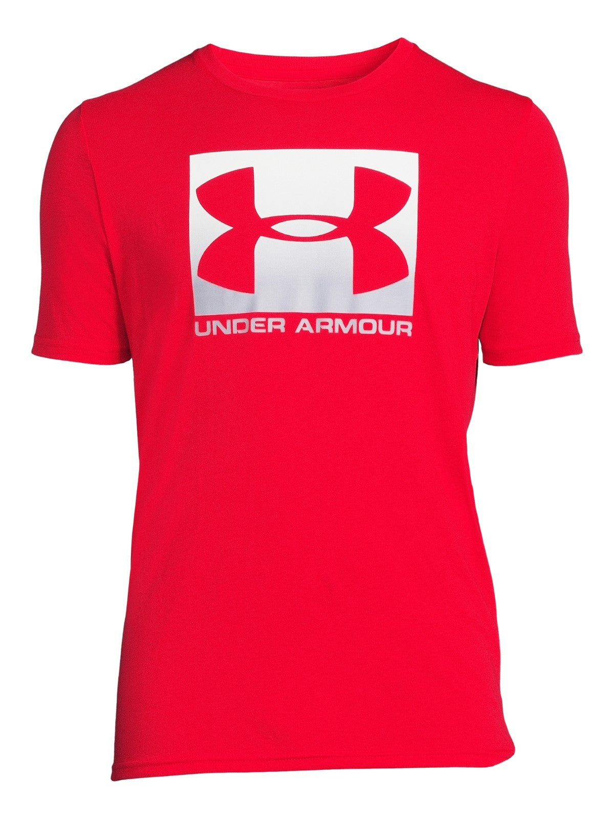Under Armour Men's UA Boxed Logo Sportstyle T-Shirt Red Size M MSRP $25