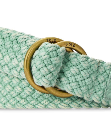 Polo Ralph Lauren Men's Braided Cotton Belt - Faded Mint