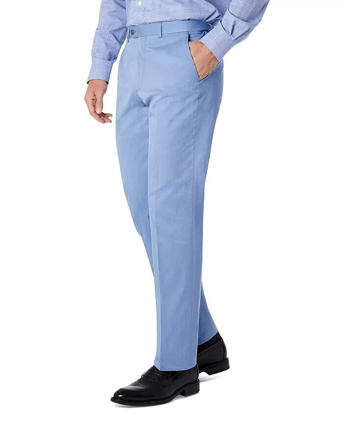 Sean John Men's Classic-Fit Solid Suit Pants Blue Size 40X32 MSRP $135