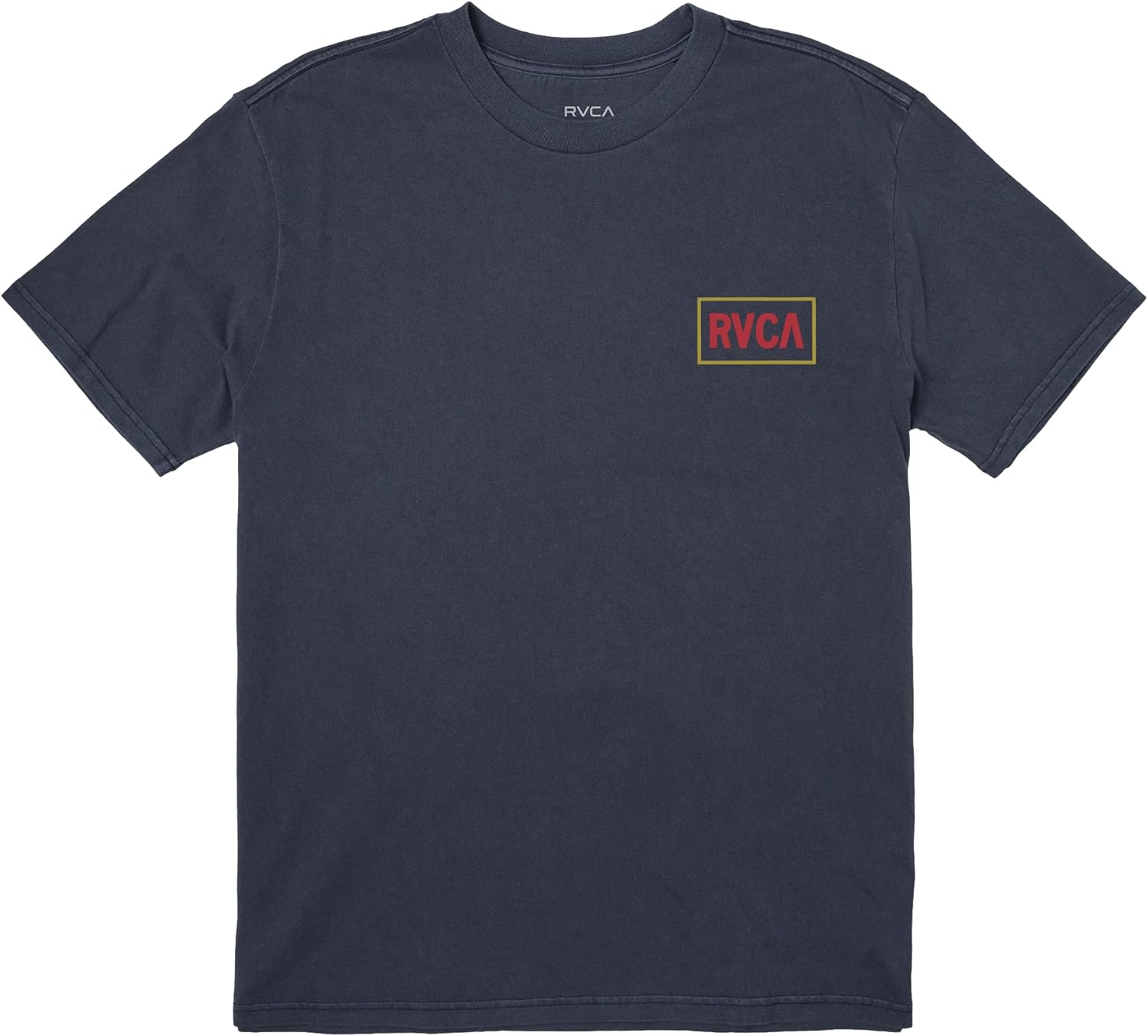 RVCA Men's Balance Now Short Sleeve T Shirt - Moody Blue Small