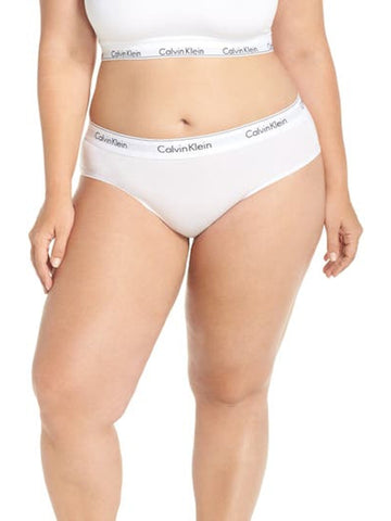 CALVIN KLEIN Intimates White Elastic Band Solid Everyday Hipster Size XXXL