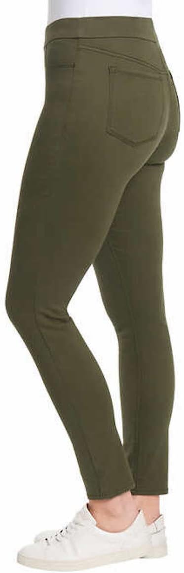 Gloria Vanderbilt Women's High Rise Pull-On Comfort Jean (Size 6, Green)