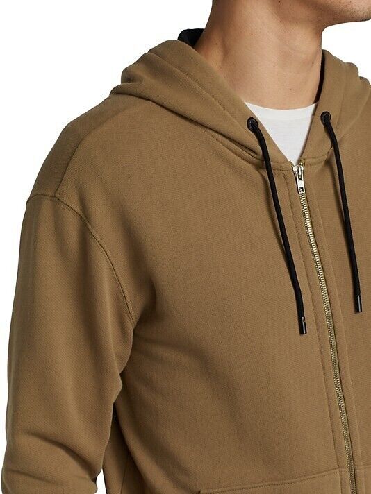ATM Anthony Thomas Mens Melillo French Terry Zip Hoodie brown Size XL MSRP $265