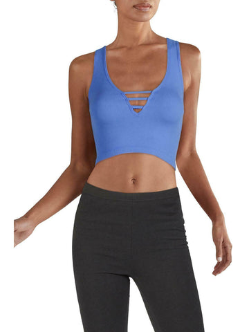 Free People Intimately Strapped In Crop Top Women's blue Size M/L MSRP $28