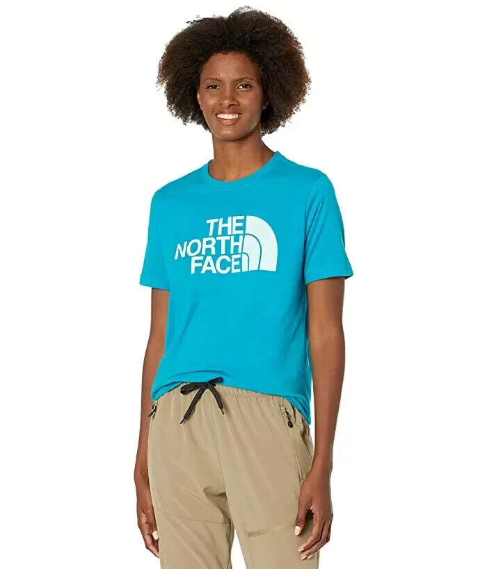 The North Face Women's Half Dome Cotton Short Sleeve Tee Blue Size XS