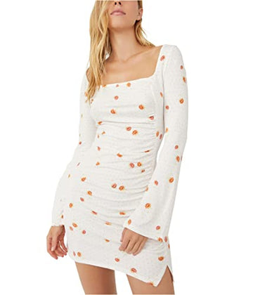 Free People Celia Mini Dress Ivory Combo Size XL (Women's 16)
