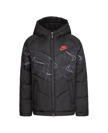 Nike Toddler Boys Sportswear Swoosh Fill Printed Jacket Black Size 3T MSRP $85