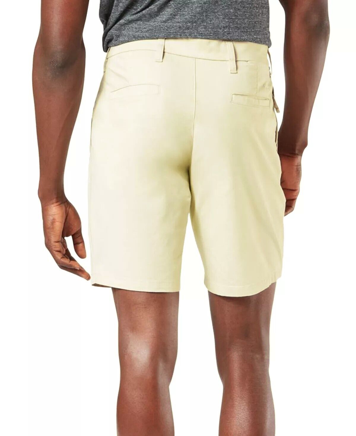 DOCKERS Men's Ultimate Supreme Flex Stretch Solid Shorts Yellow Size 38 MSRP $60
