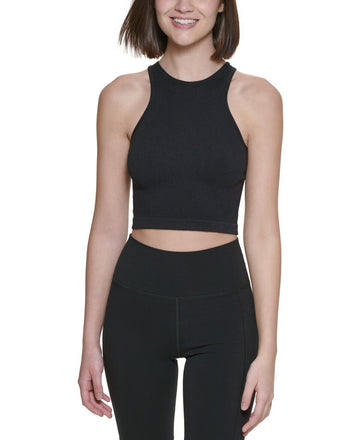 Calvin Klein Performance Women's Cropped Top Black Size M MSRP $50