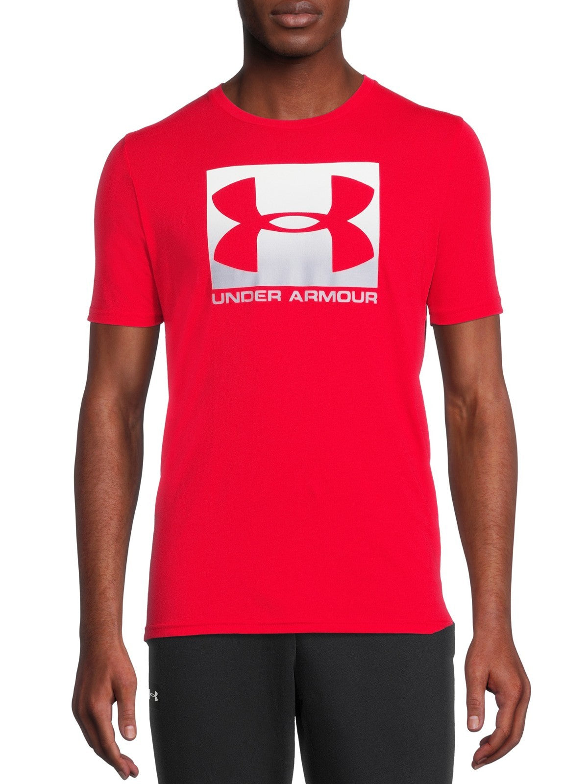 Under Armour Men's UA Boxed Logo Sportstyle T-Shirt Red Size M MSRP $25