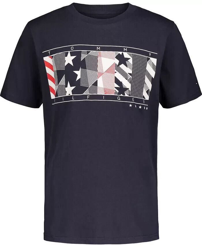Tommy hilfiger Toddler Boys Abstracter Short Sleeve T-shirt Navy Size 2T