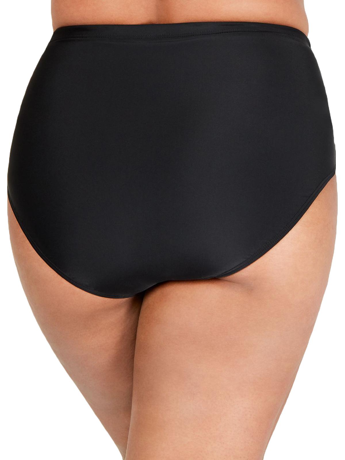 Island Escape Womens Plus South Beach High Waist Bikini Swim Bottom Size 20W