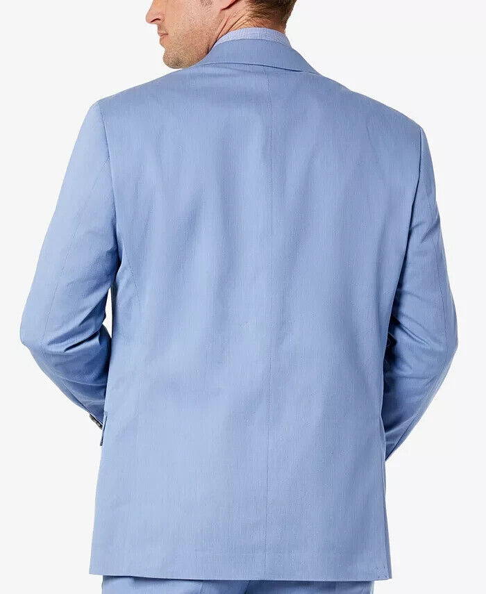 SEAN JOHN Men's Classic-Fit Solid Suit Jacket Blazer Blue Size 38S MSRP $360