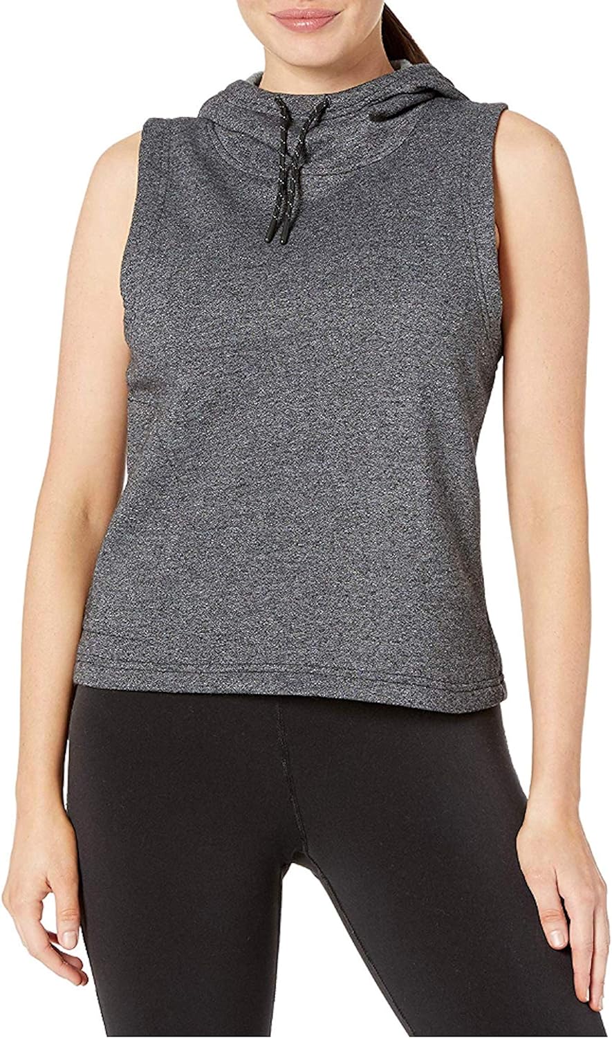 HI-TEC Women's Tarheel Hooded Cold Weather Active Vest, Blackened Pearl, X-Large