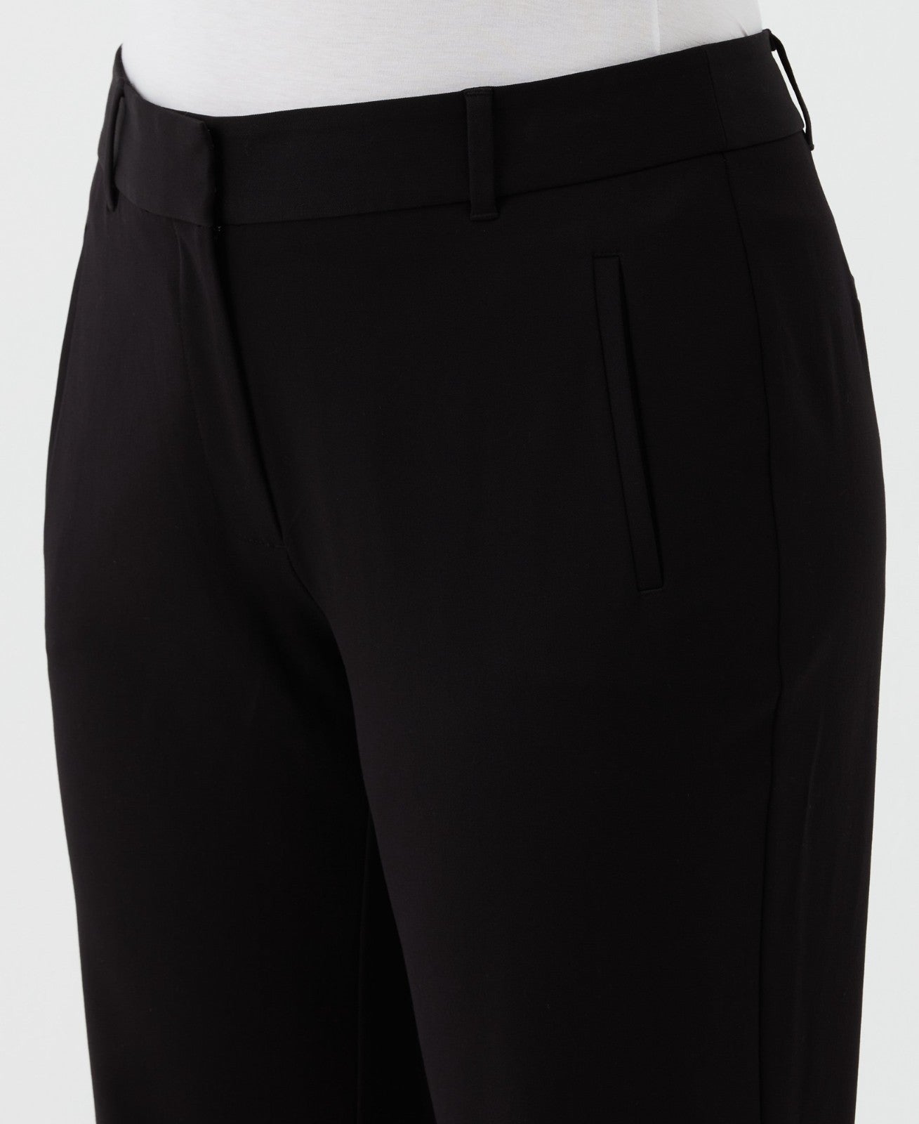 Rafaella Plus Size Straight Leg Ankle Pants Black Size 20W MSRP $89