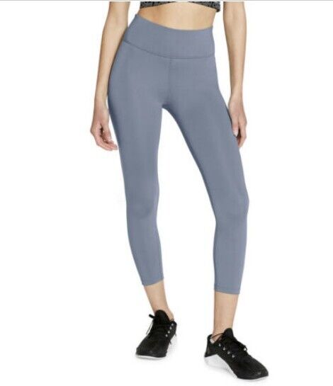 Nike womens Plus Cropped Leggings Size 3X Blue MSRP $50