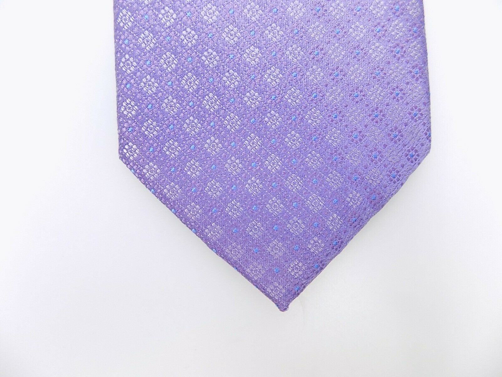 Bloomingdale's Mens Silk Professional Neck Tie Necktie Purple MSRP $59