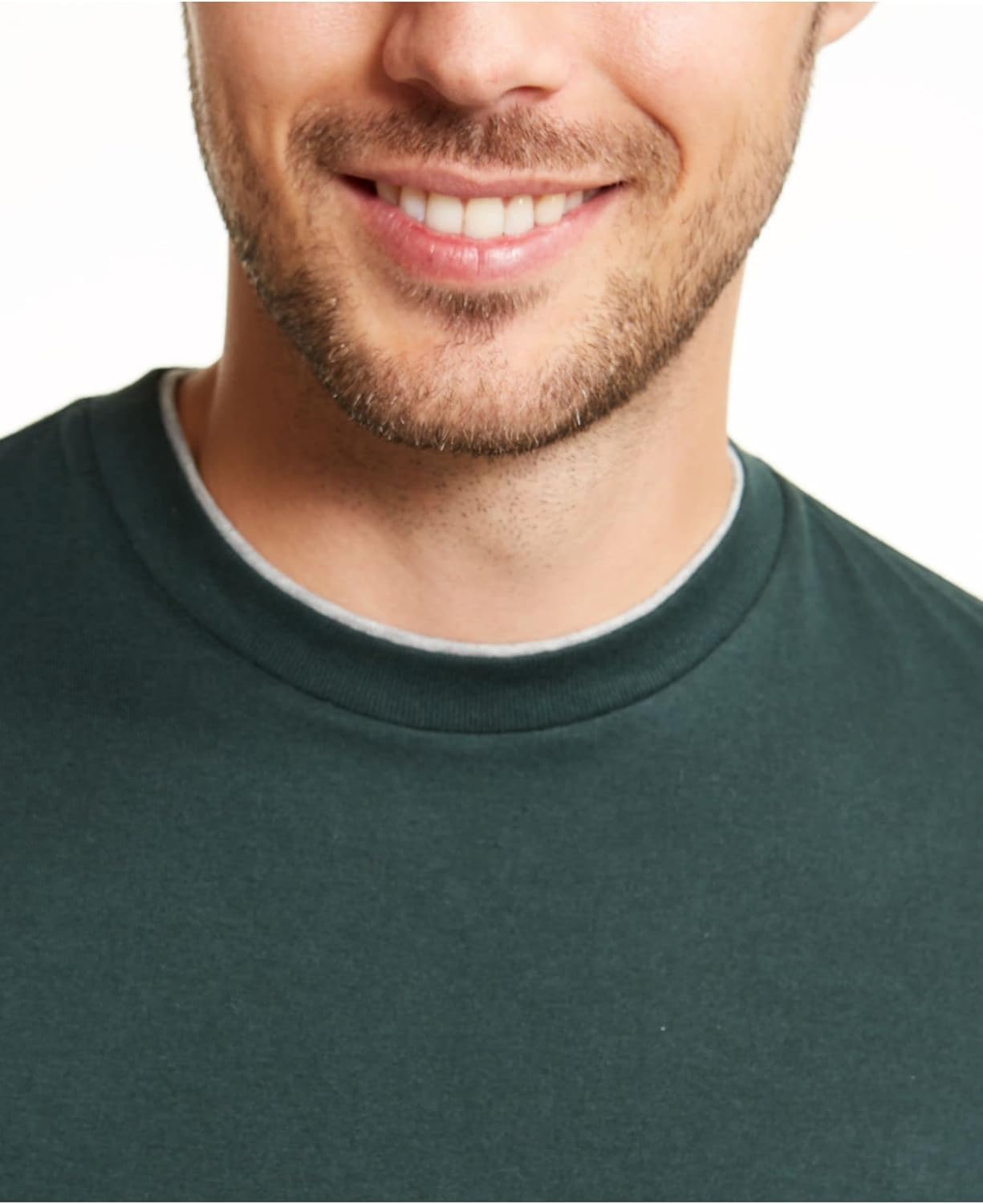 Club Room Mens Cotton Crewneck T-Shirt Green Size L