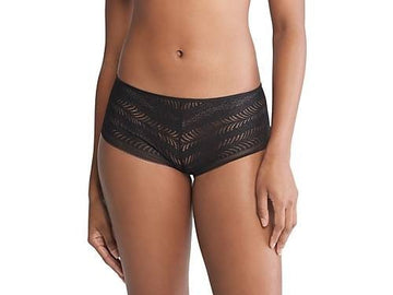 Calvin Klein Women's Sculpt Lace Hipster Underwear QF7550 Black Size M