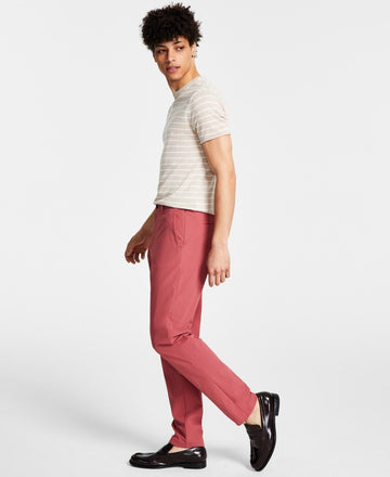 Calvin Klein Men's Slim Fit Red Tech Dress Pants Size 36x34 MSRP $95