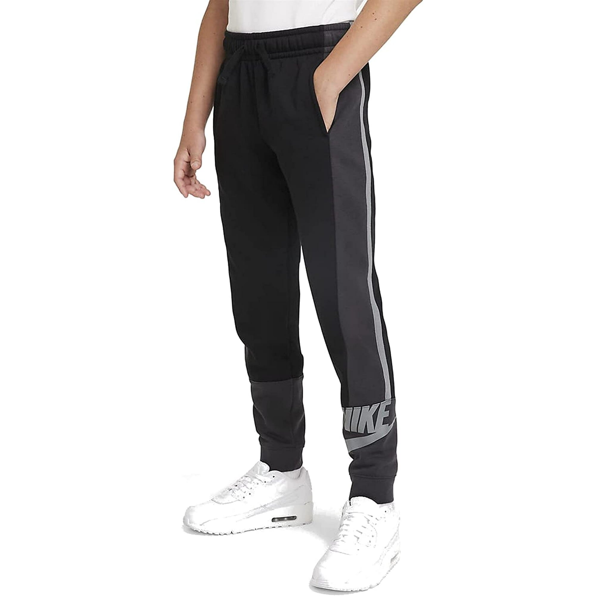 Nike Big Boys Sportswear Amplify Pants Large Black Smoke Grey Size L