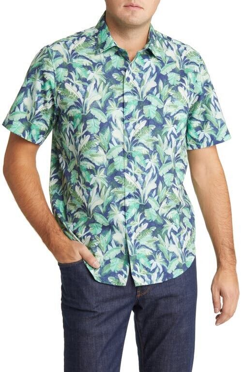 Tommy Bahama Men Bahama Coast Legally Frond Shirt Leaf Green Size 3XL MSRP $128