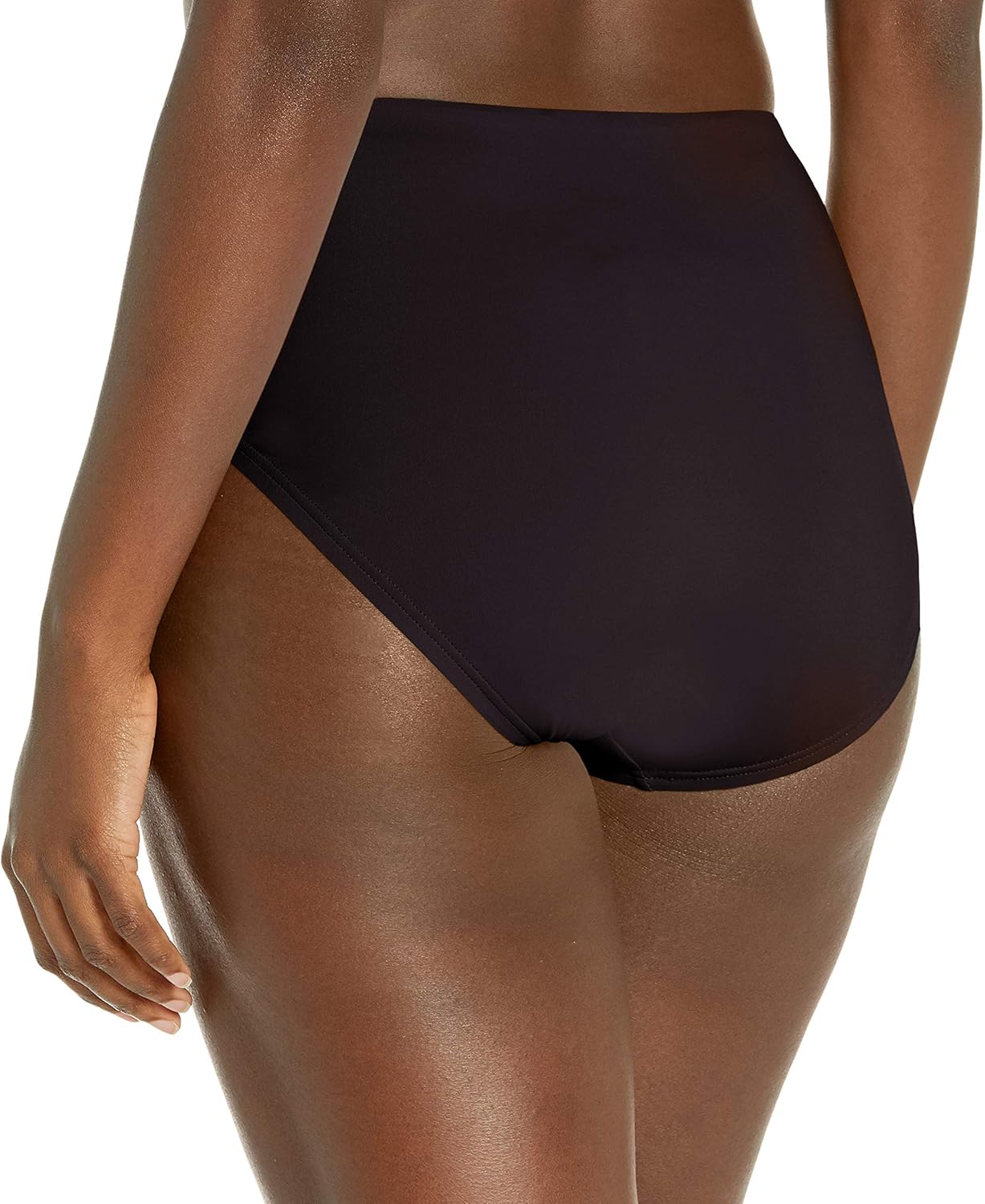 Contours by Coco Reef Women's Standard Onyx HIGH Waist Bottom, Black 001, Size M