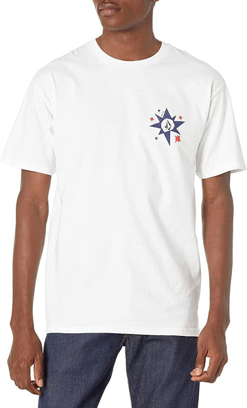 Volcom Men's 4th of July Short Sleeve Tees White Size XXL MSRP $25