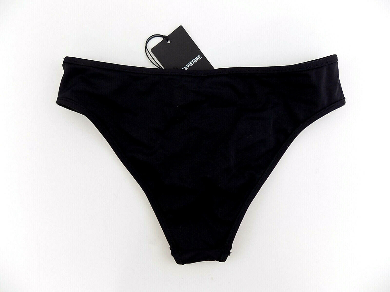 ZADIG & VOLTAIRE Studded Side Bikini Bottom Womens Black Size US 8
