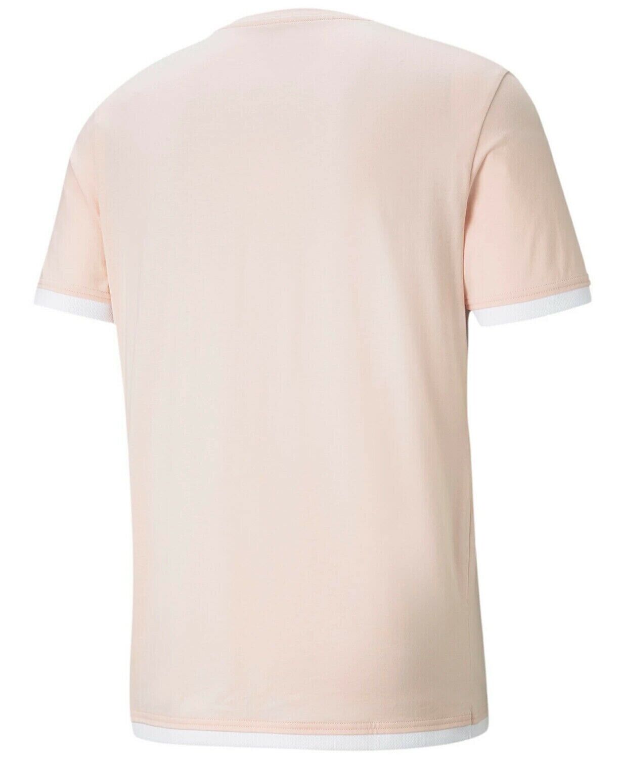 Puma Men's Summer Court Elevated Crew Neck Graphic T-Shirt Pink Size S