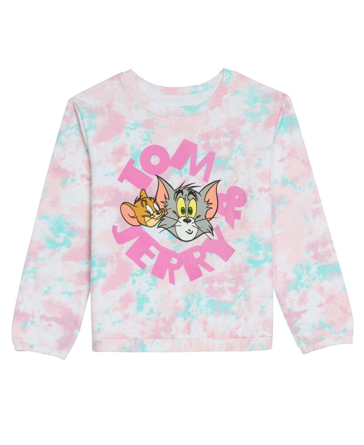 Disney Big Girls Tom Jerry Pullover Multi Pink Size S MSRP $38