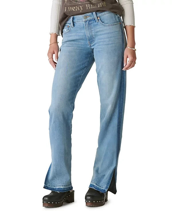Lucky Brand Women's Sweet Straight Leg Jeans Blue Size 29/8 MSRP $129