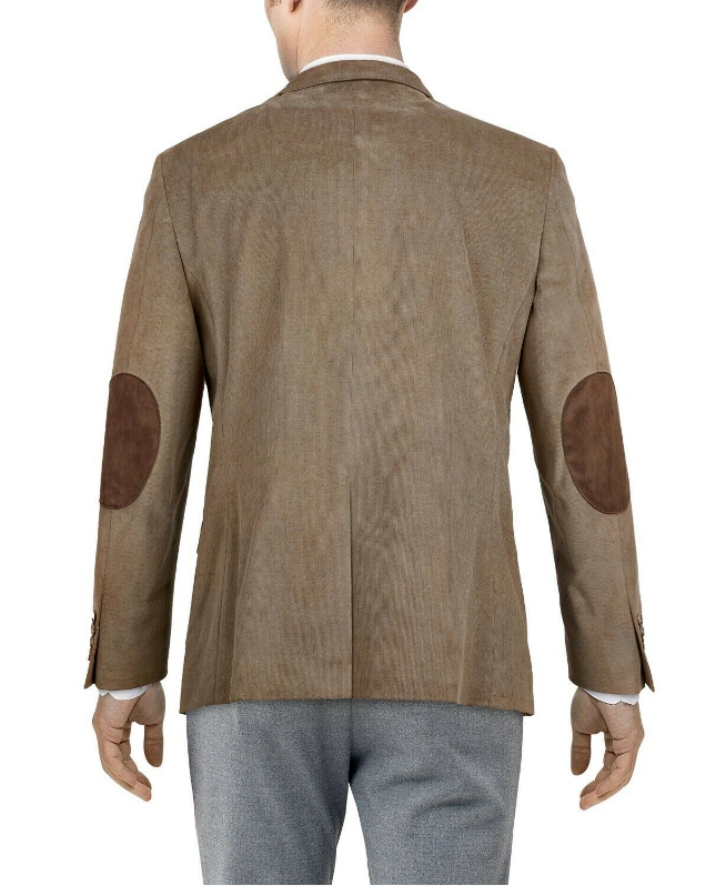 LAUREN RALPH LAUREN Classic Ultraflex Corduroy Sport Coat Brown Size 44L $295
