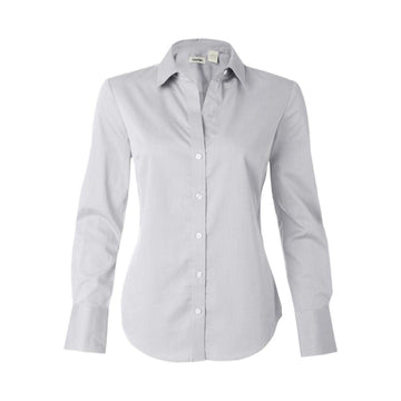 Calvin Klein Women's Pure Finish Cotton Button Shirt Gray Size 3XL (24-26)
