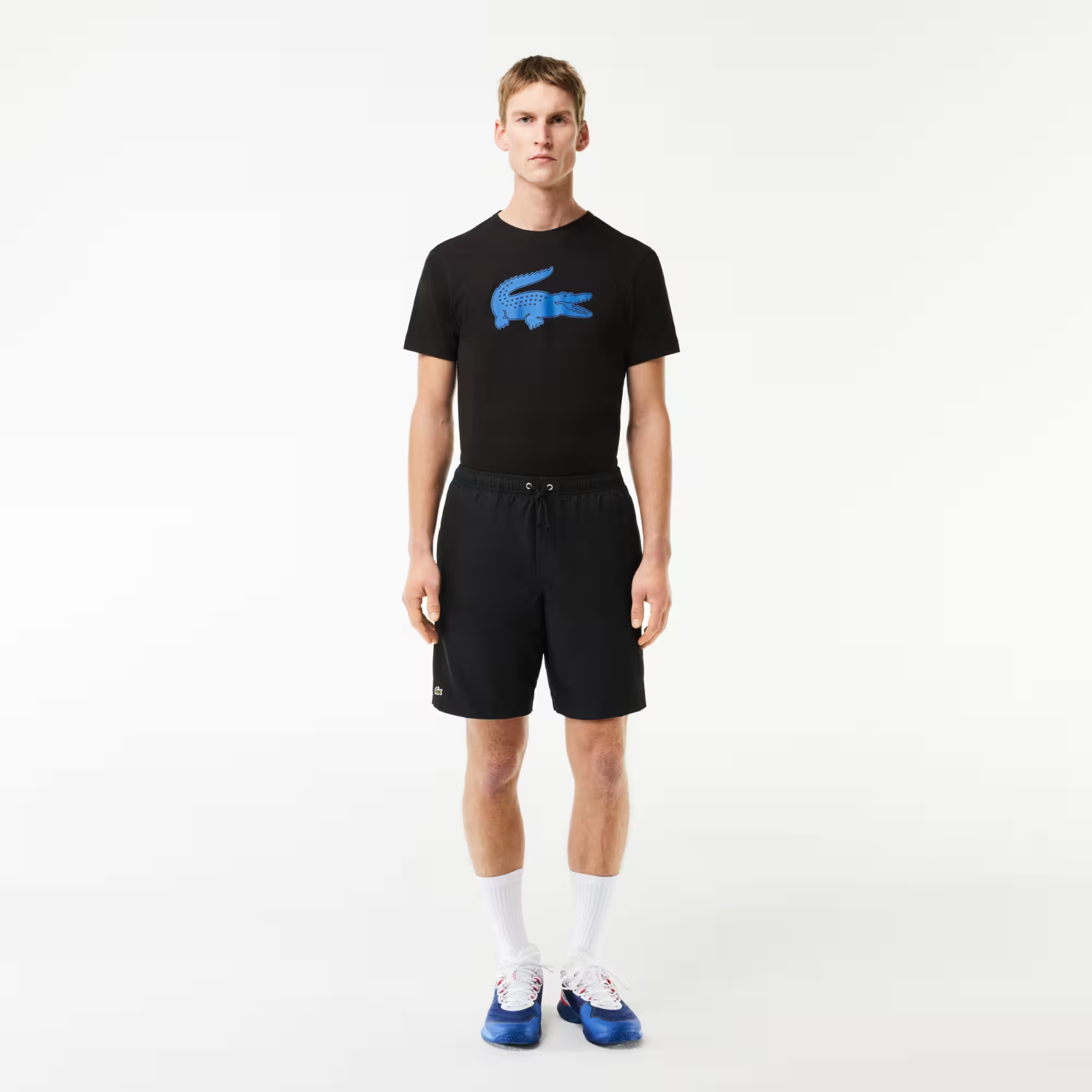 Lacoste Sport Lined Tennis Shorts (Black) Men's Shorts Size 3XL MSRP $60