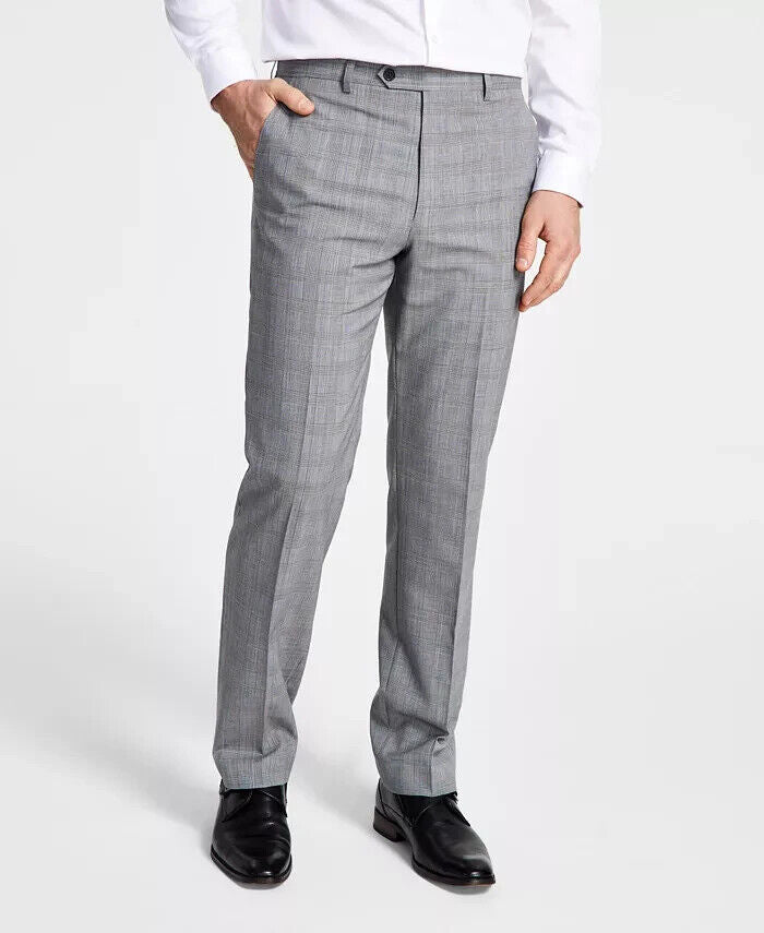 LAUREN RALPH LAUREN Men Classic-Fit UltraFlex Stretch Suit Pants Gray 34x32 $190