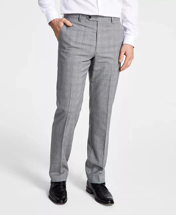LAUREN RALPH LAUREN Men Classic-Fit UltraFlex Stretch Suit Pants Gray 36x34 $190