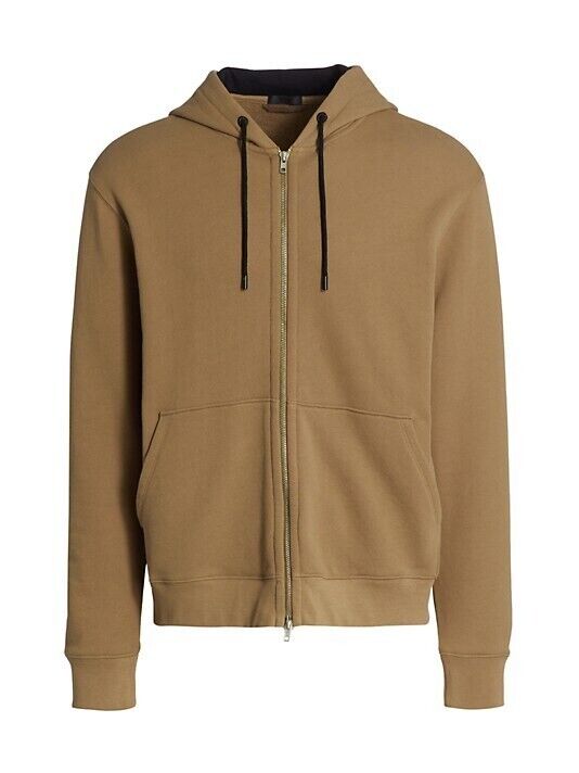 ATM Anthony Thomas Mens Melillo French Terry Zip Hoodie brown Size XL MSRP $265