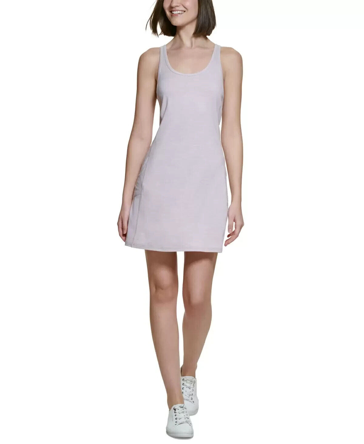 CALVIN KLEIN PERFORMANCE Womens Side-Pocket Exercise Dress Pink Size XL MSRP $80