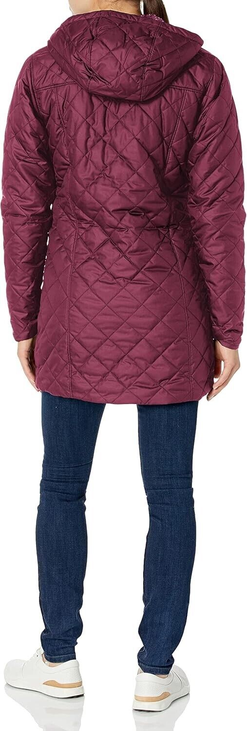 Columbia Women's Copper Crest Long Jacket burgundy Red Size M