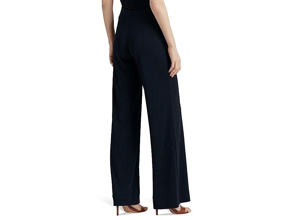 LAUREN Ralph Lauren Corydon Straight Pants Navy Blue Size L MSRP $145