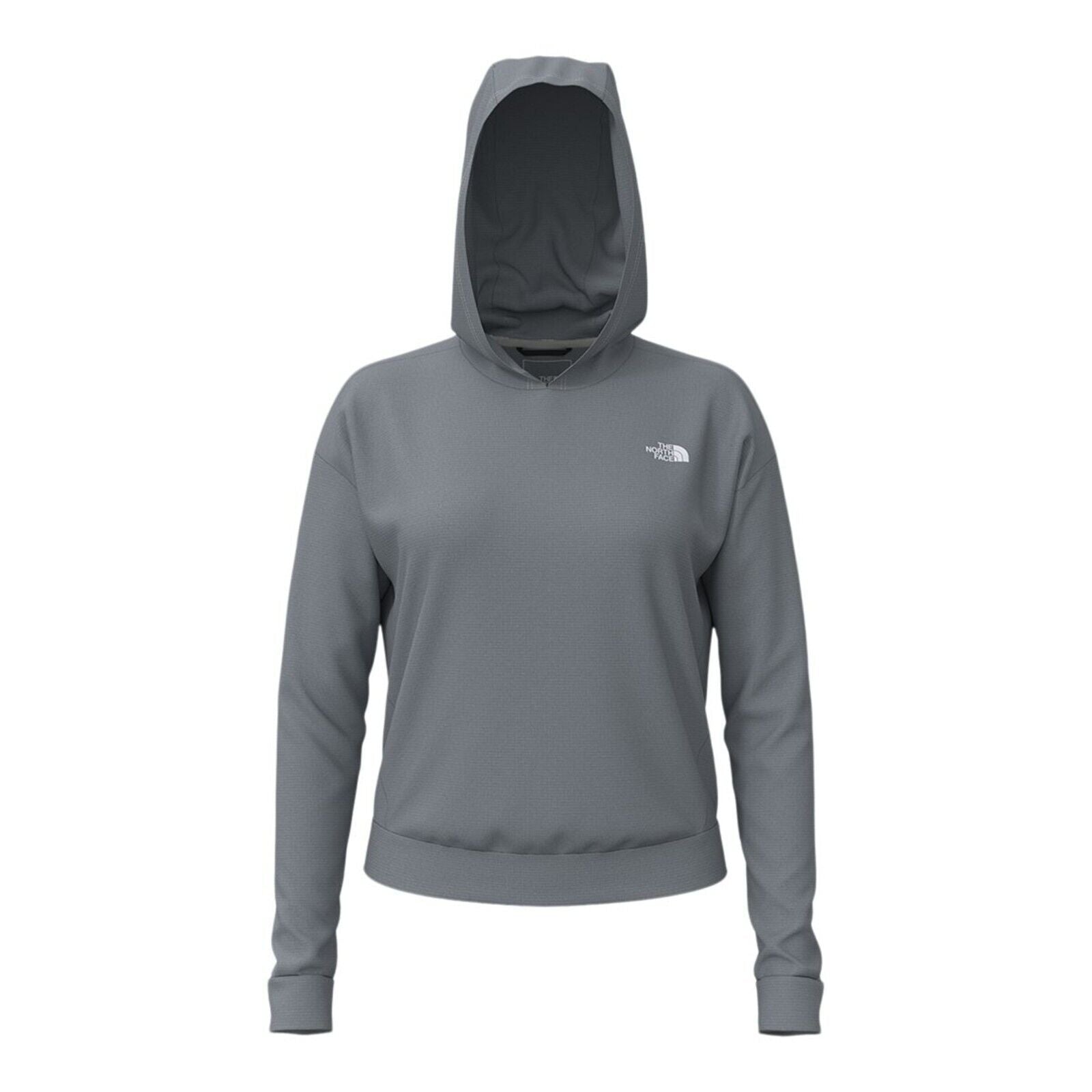 The North Face Women Wander Sun Pullover Hoodie Kangaroo Gray Size XXL $50