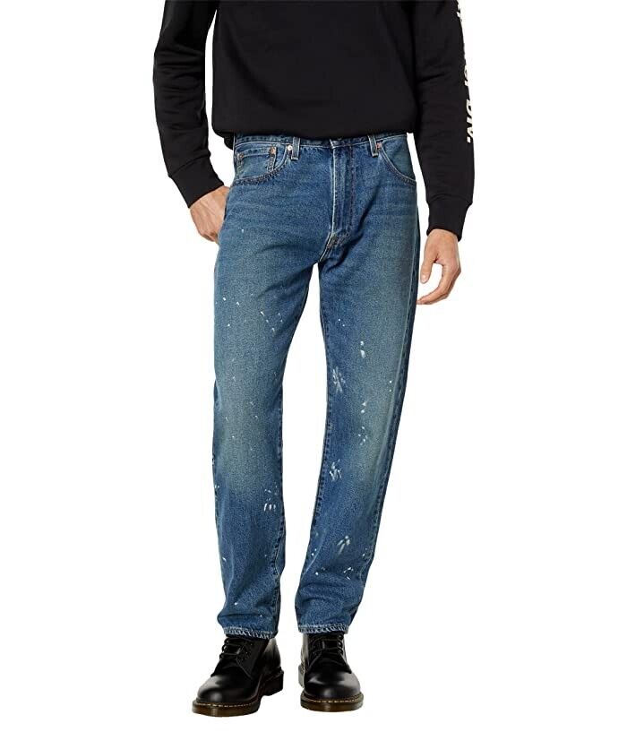 Levi's Men 551Z Authentic Straight-Fit Stonewash Jeans Blue Size 34x32 MSRP $108