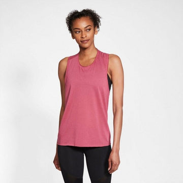 Nike Women's Yoga Mesh Twist-Racerback Tank Top Red Size S MSRP $35
