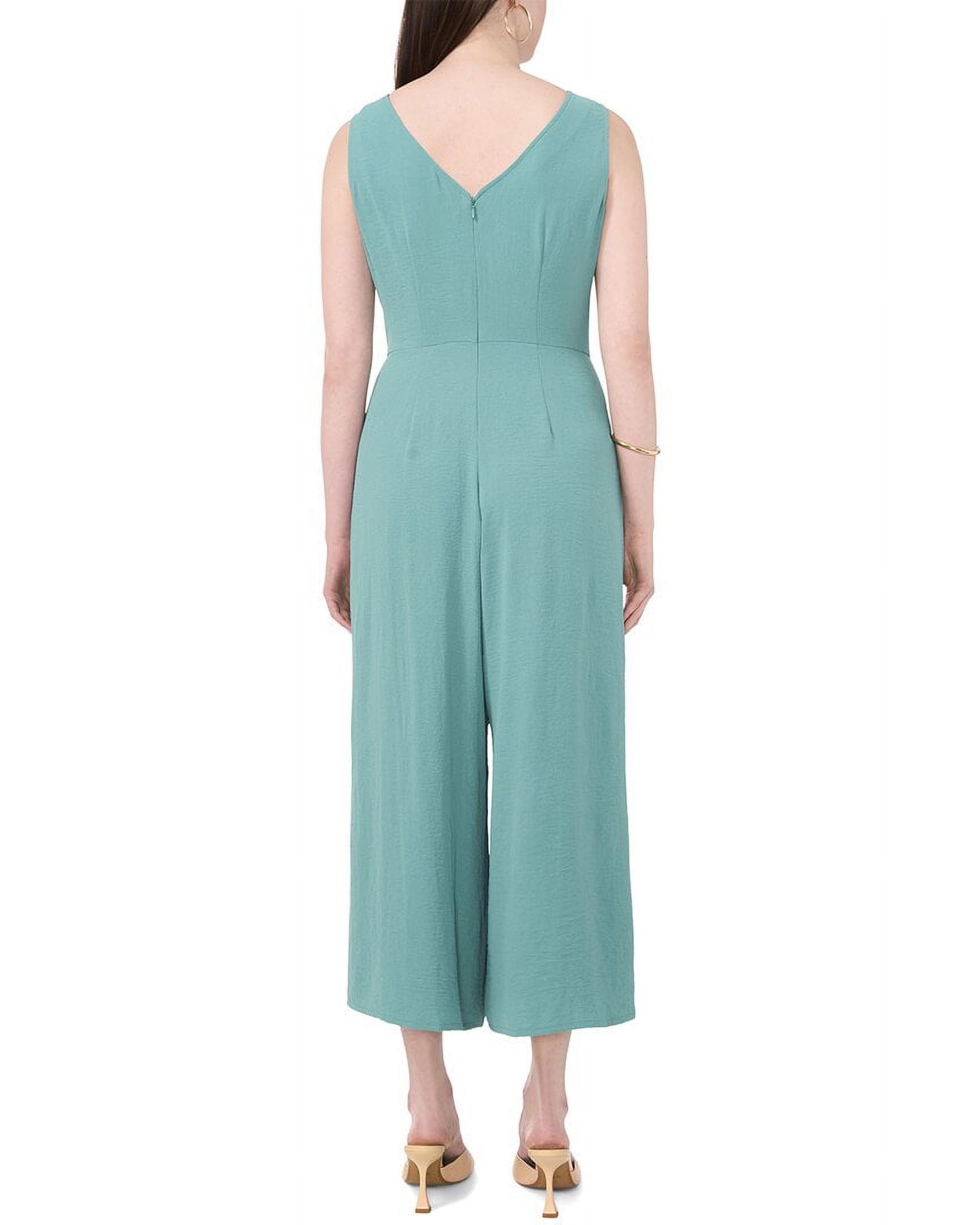 Vince Camuto womens Tie Front Jumpsuit, Size M Blue