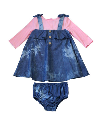 Blueberi Boulevard Baby Girls Blue Pink Set18M MSRP $50