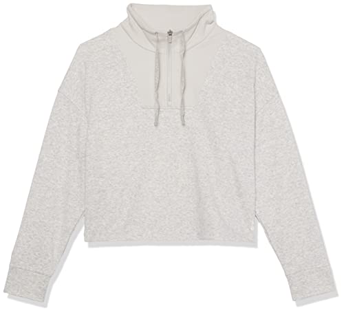 BASS OUTDOOR Women Knit Pullover, Gry Heather Large