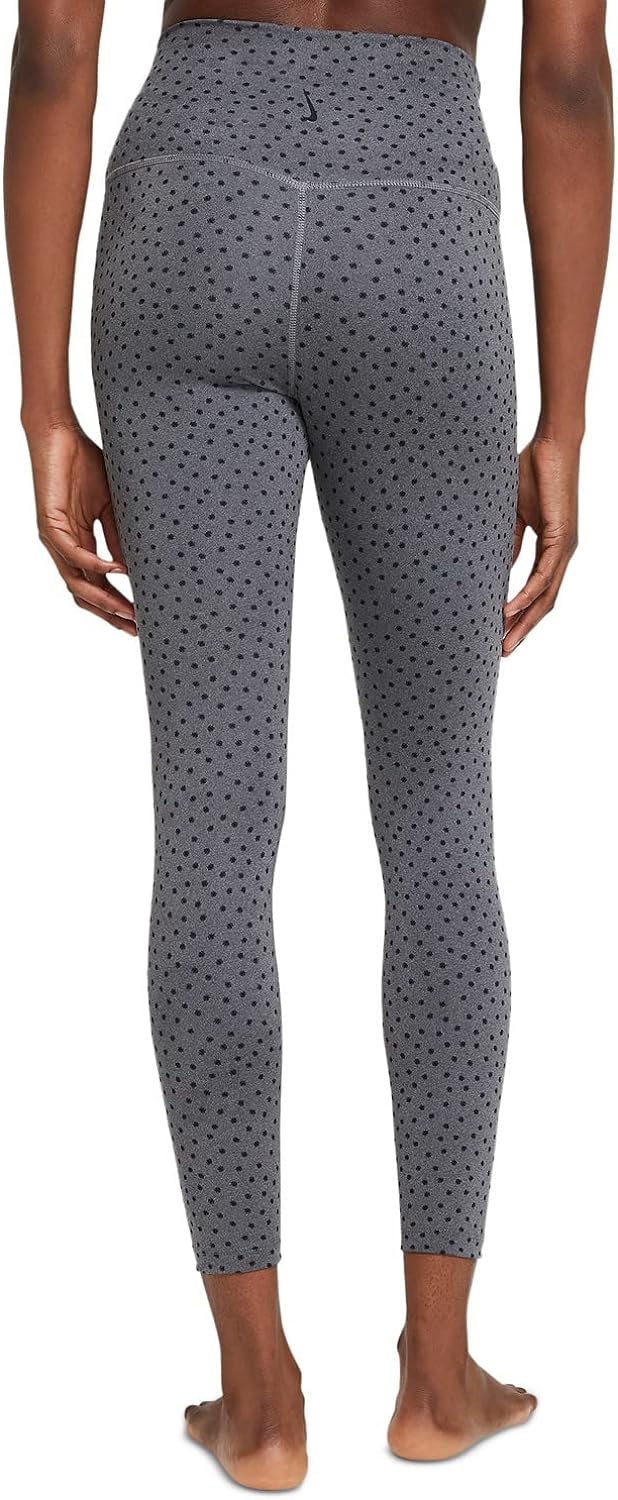 Nike Women's Leggings High Rise 7/8 Yoga Leggings CZ9144 Grey (Medium)