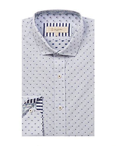 1...LIKE NO OTHER Signac Dress Shirt (Size 17) Light Blue